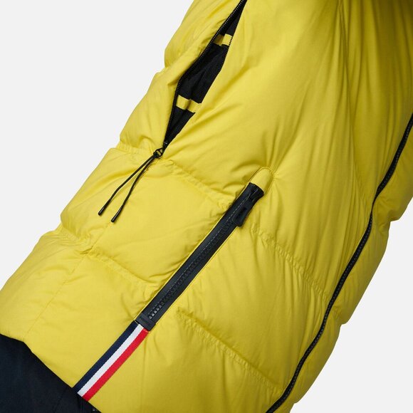 NEW ROSSIGNOL Legacy Down Jacket pollen for men 2160mn - Picture 10 of 12